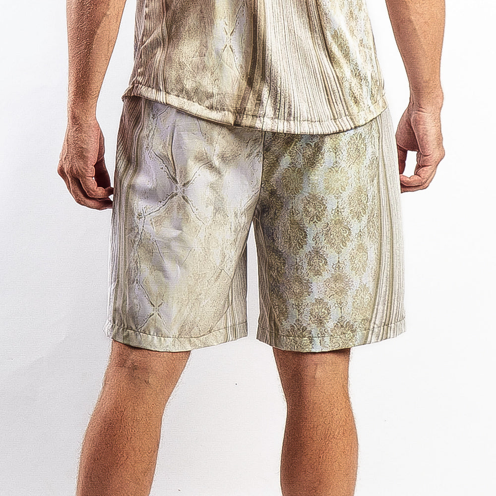 SHORTS BARROC TEXTURE VERDETTE