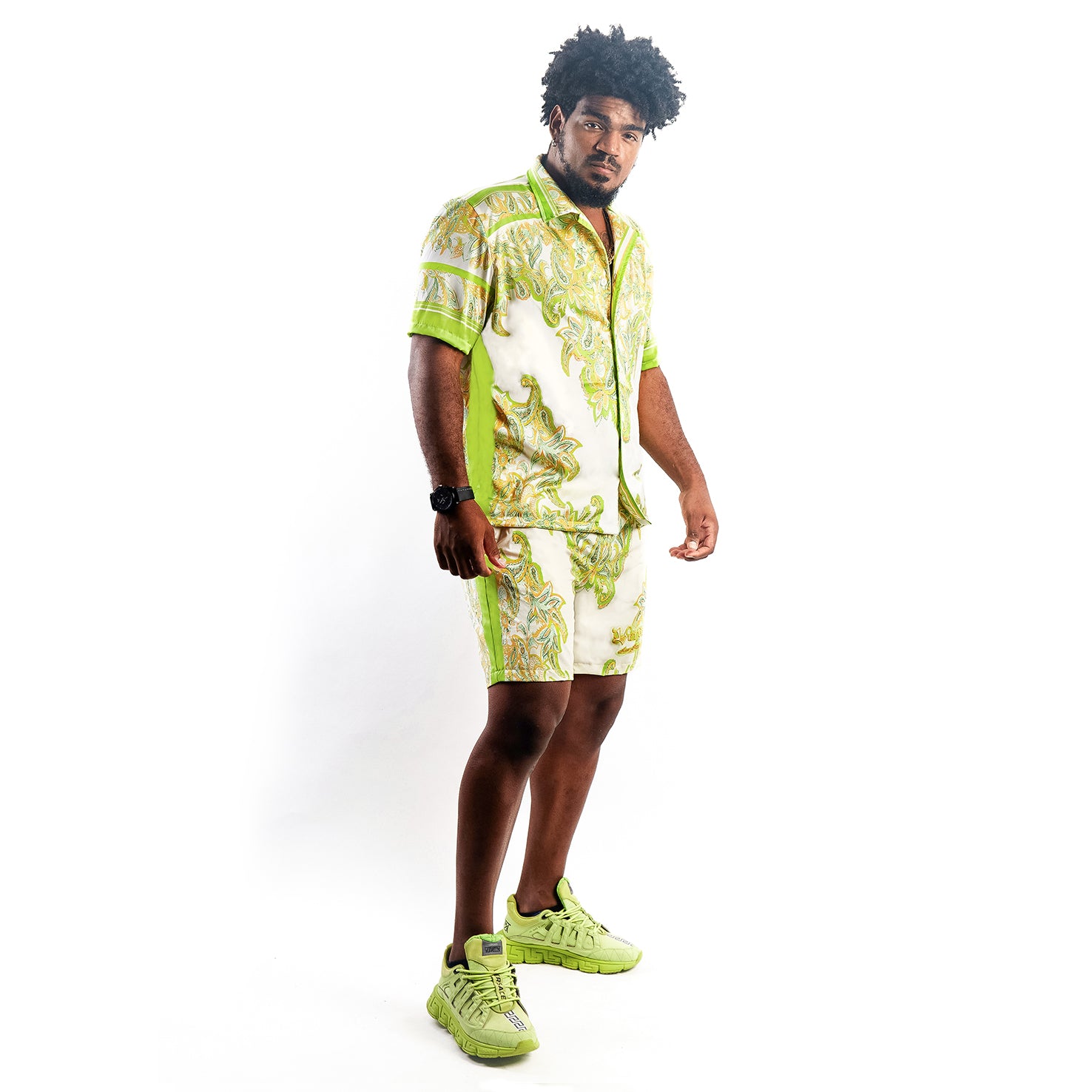 SHORTS CARNIVAL BARROC GREEN SHORT VERDETTE