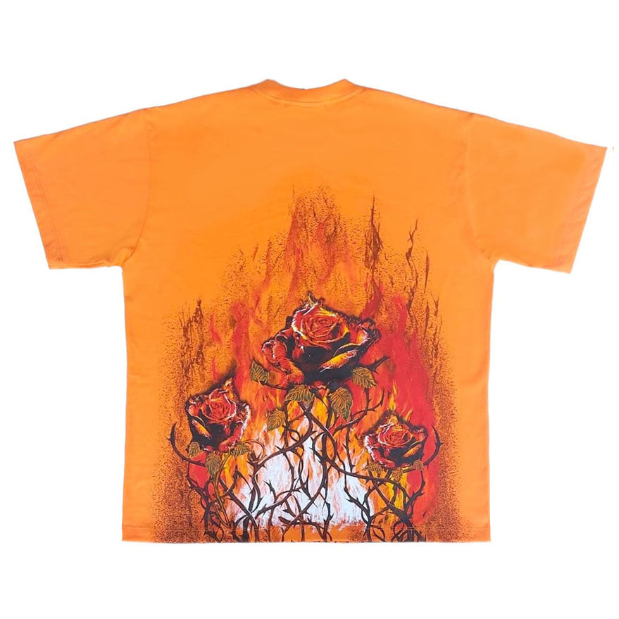 T-SHIRT ROSES BURN VERDETTE