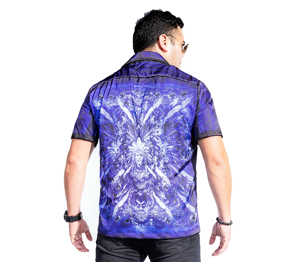 SHIRTS TRIBAL BLUE VERDETTE