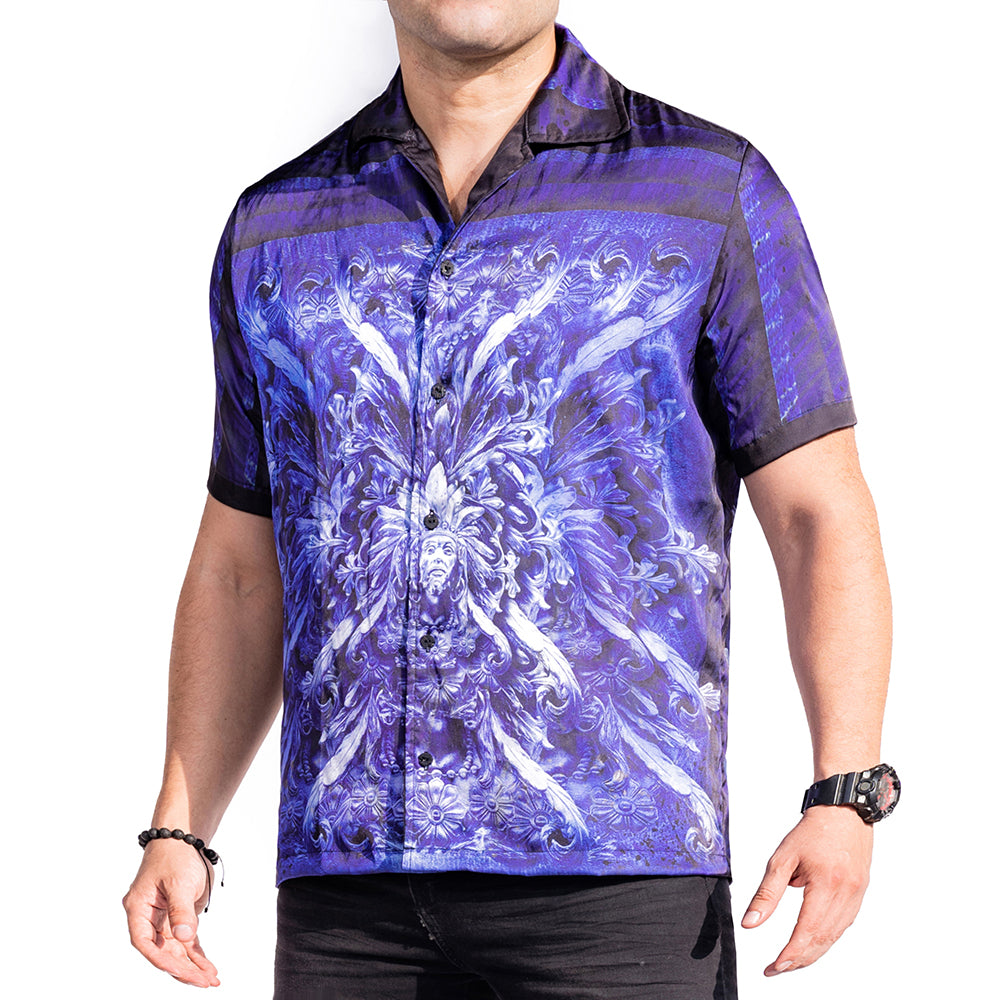 SHIRTS TRIBAL BLUE VERDETTE